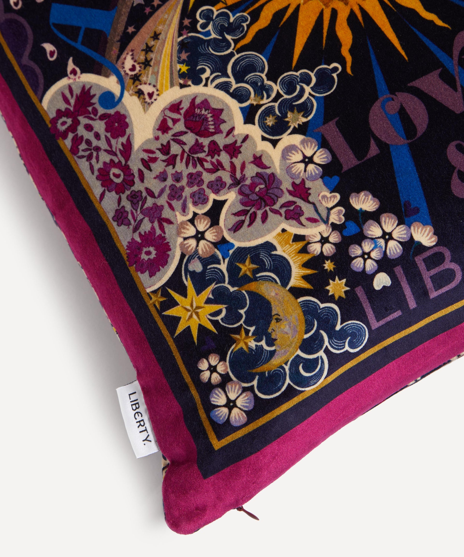 Liberty London Love and Liberty Cushion