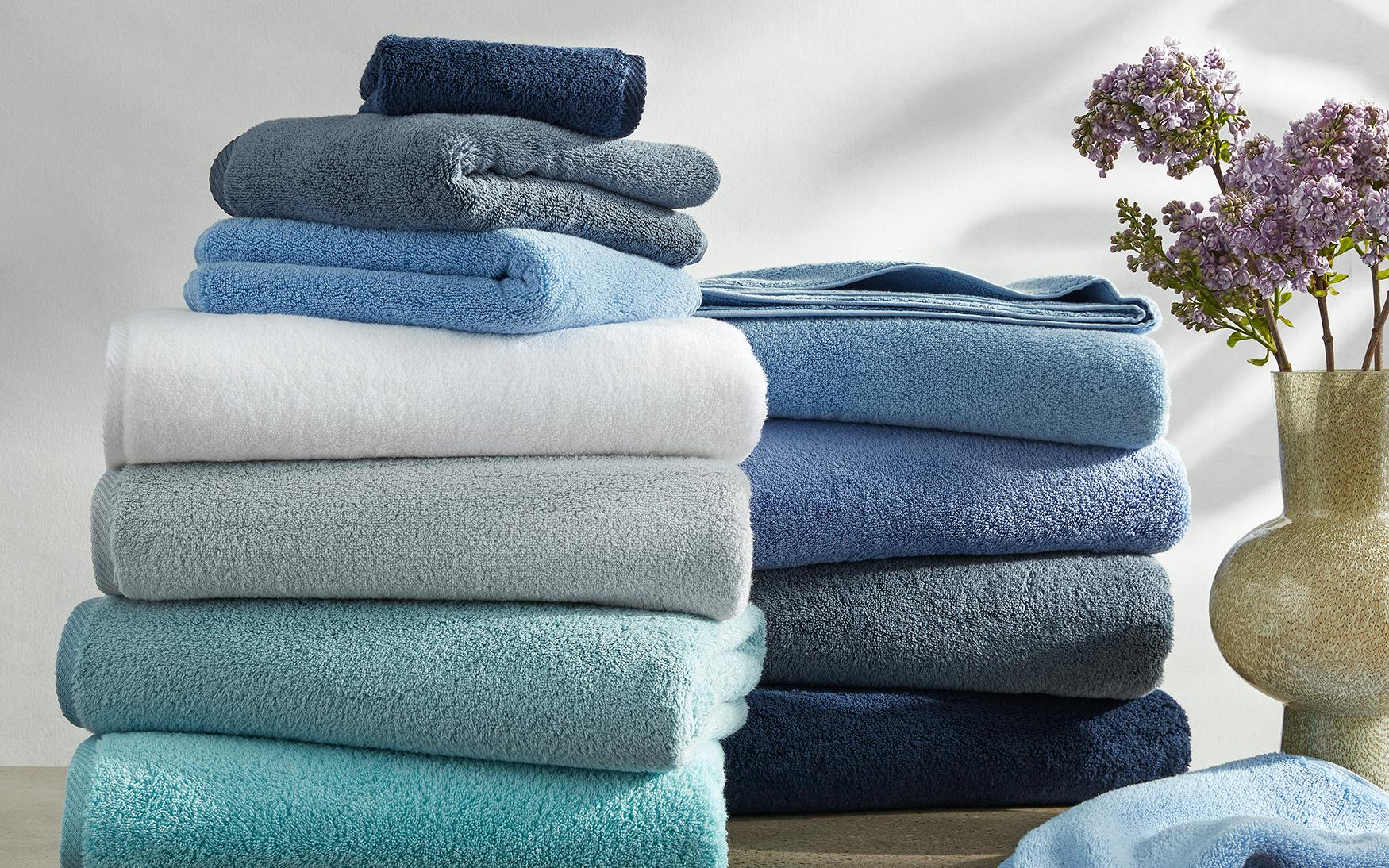 Stack of Matouk Milagro Towels