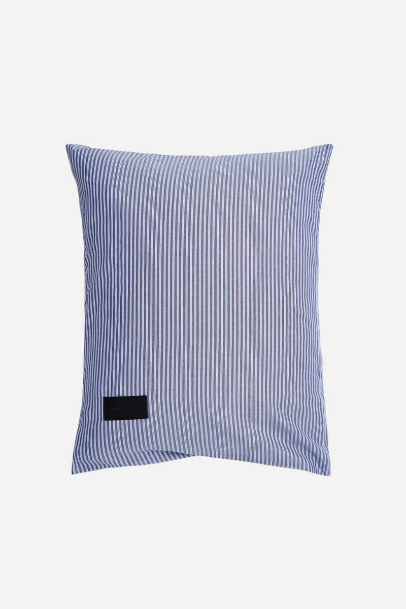 Magniberg Wall Street Pillowcase in Dark Blue Stripe