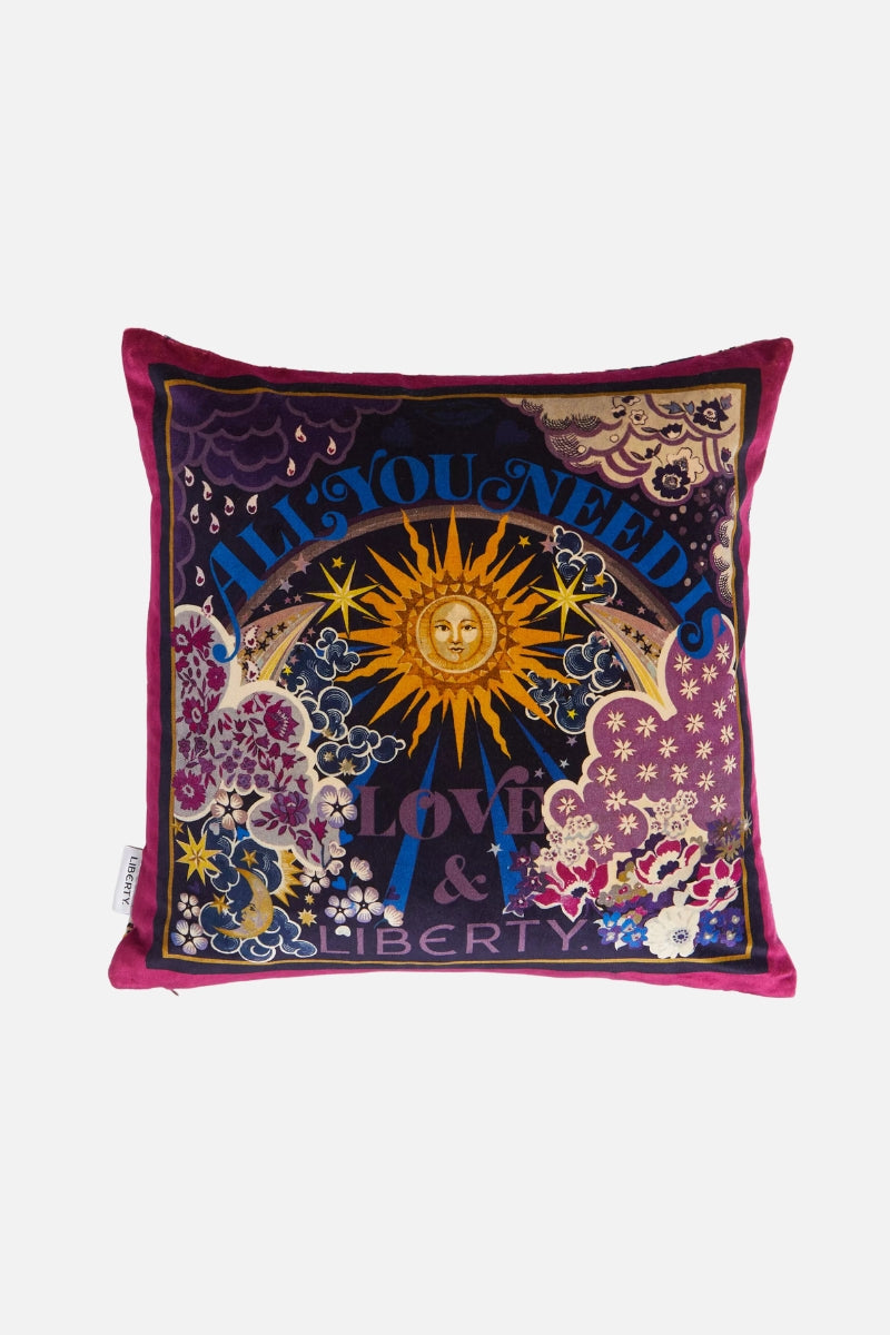 Liberty London Love and Liberty Cushion