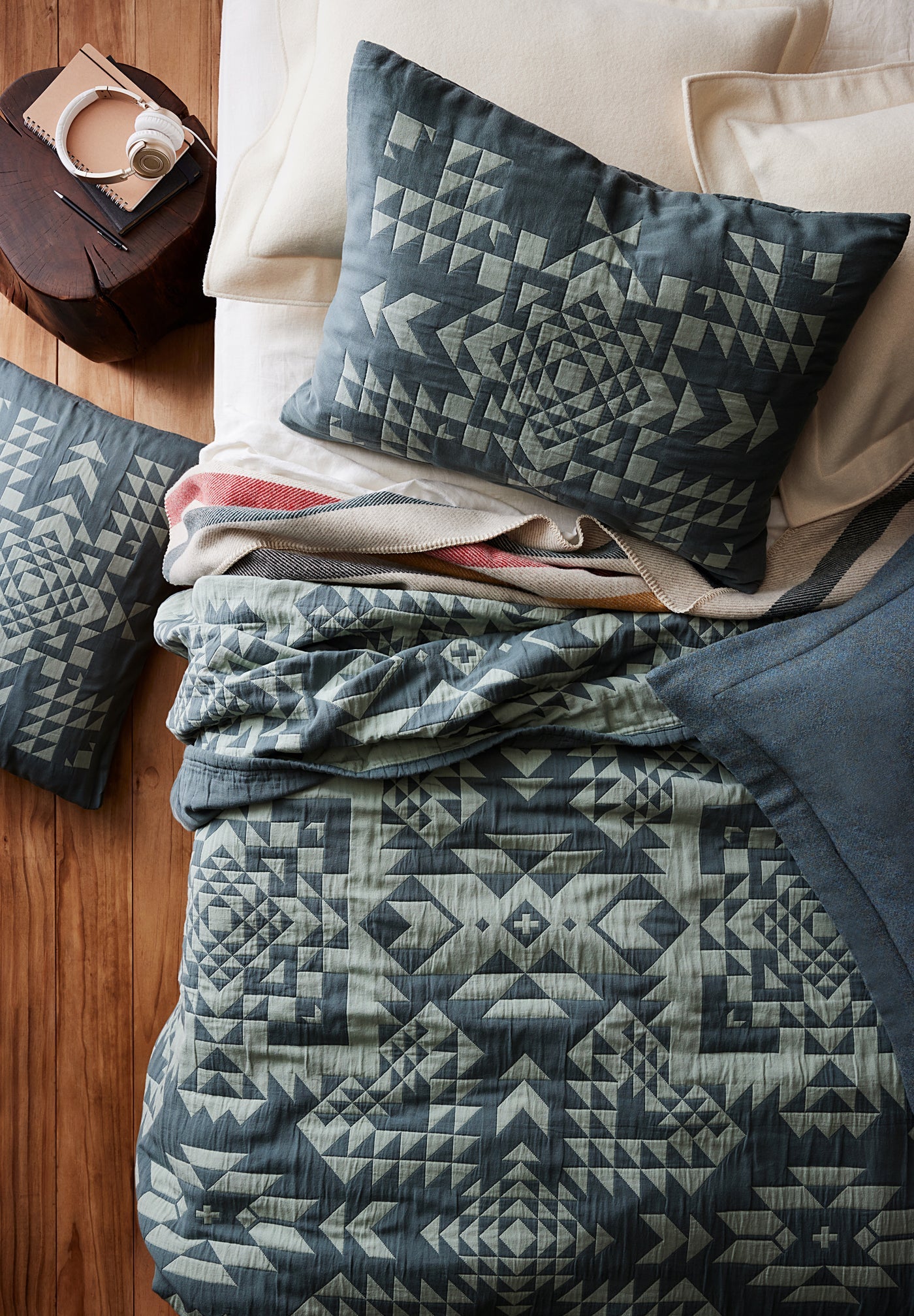 Pendleton Opal Springs Coverlet and Shams