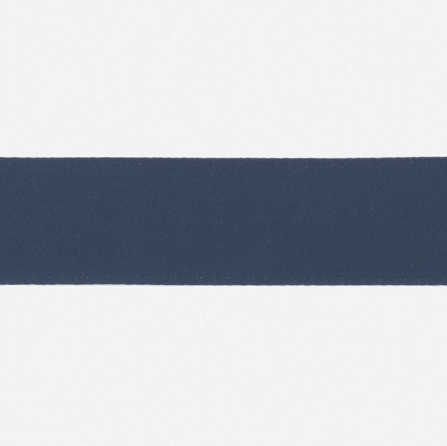 Mtouk Lowell Bedding in Navy Close up Ribbon Detail