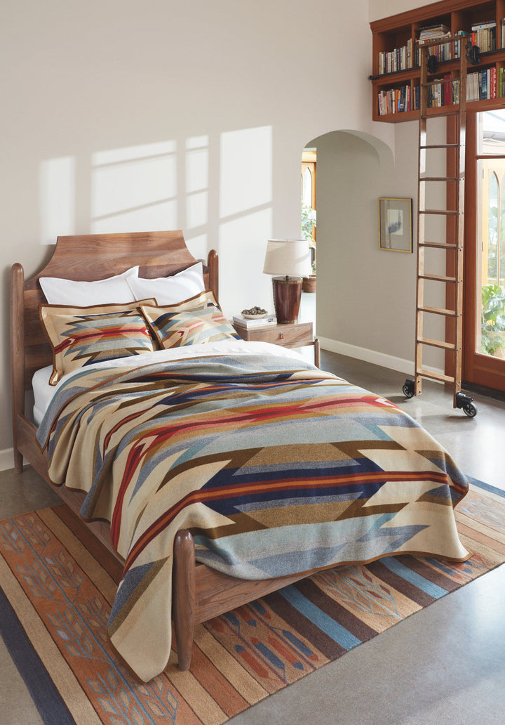 Pendleton Wyeth Trail Blanket on Bed