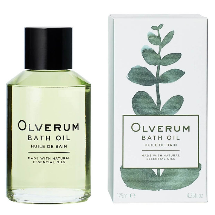 Olverum Bath Oil and box