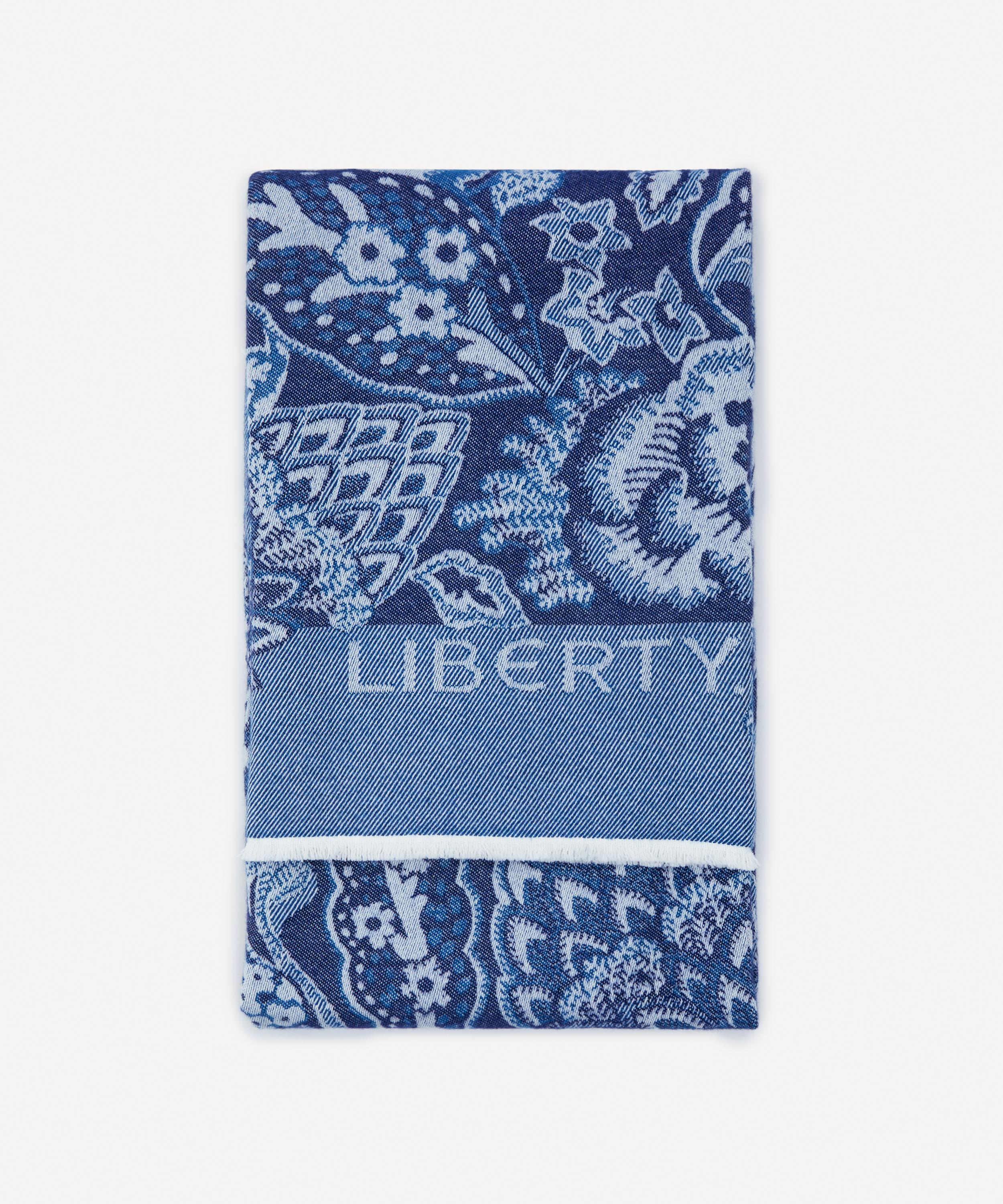 Patricia Throw Navy Throw Liberty London