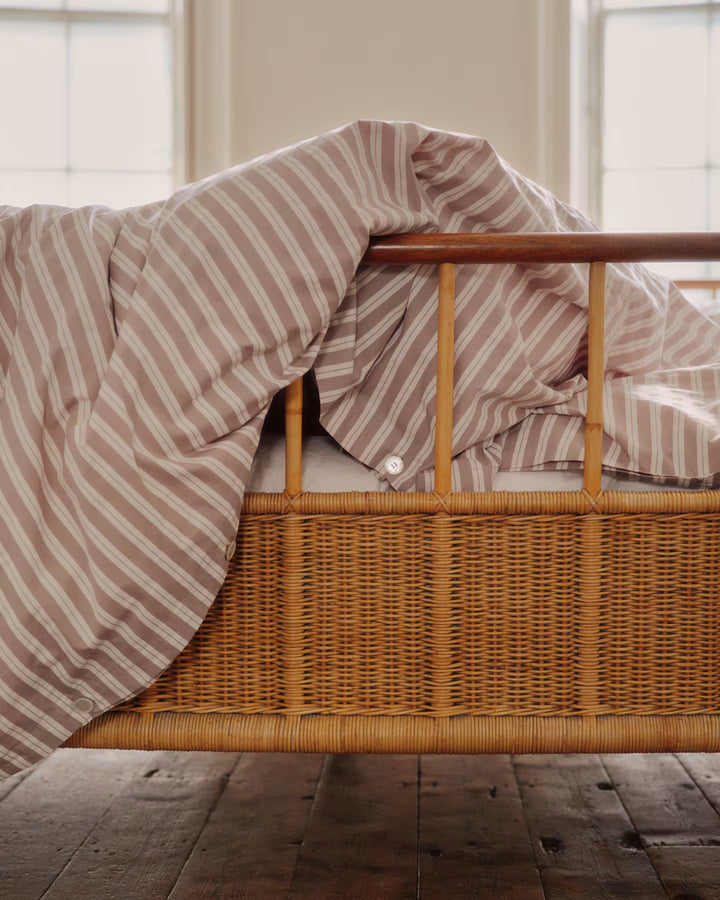 Percale Bedding Collection Clay Stripes Tekla