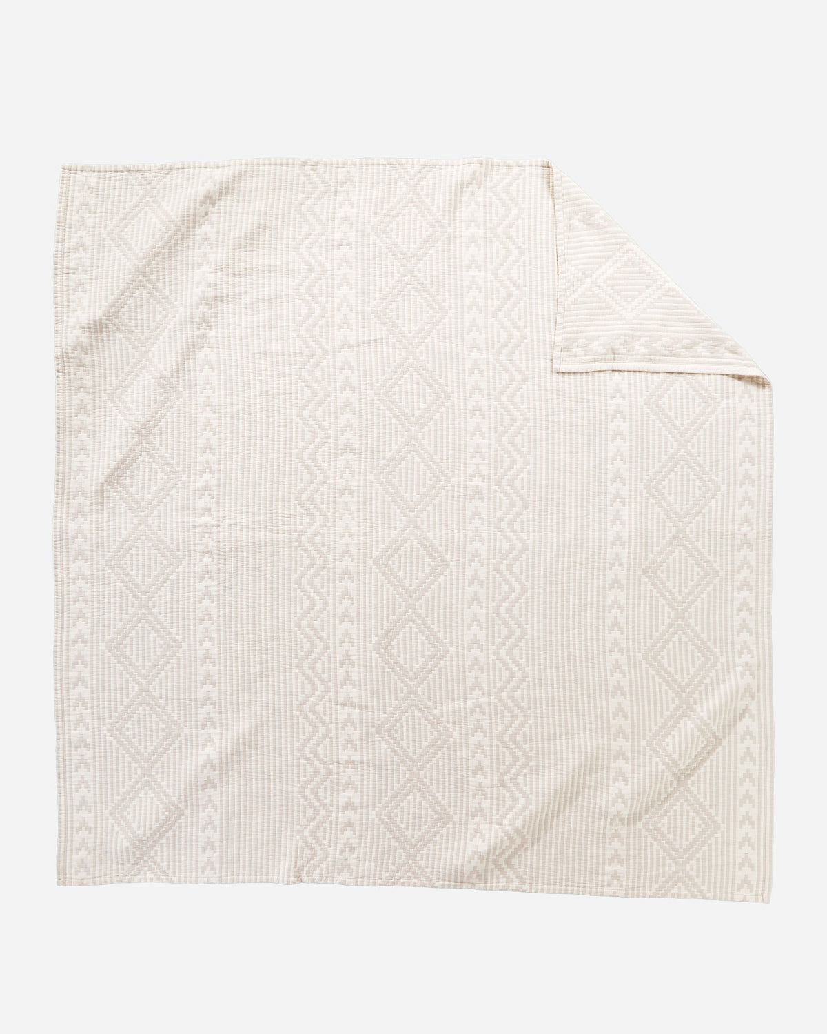 Ganado Organic Cotton Matelasse Coverlet Throw Pendleton