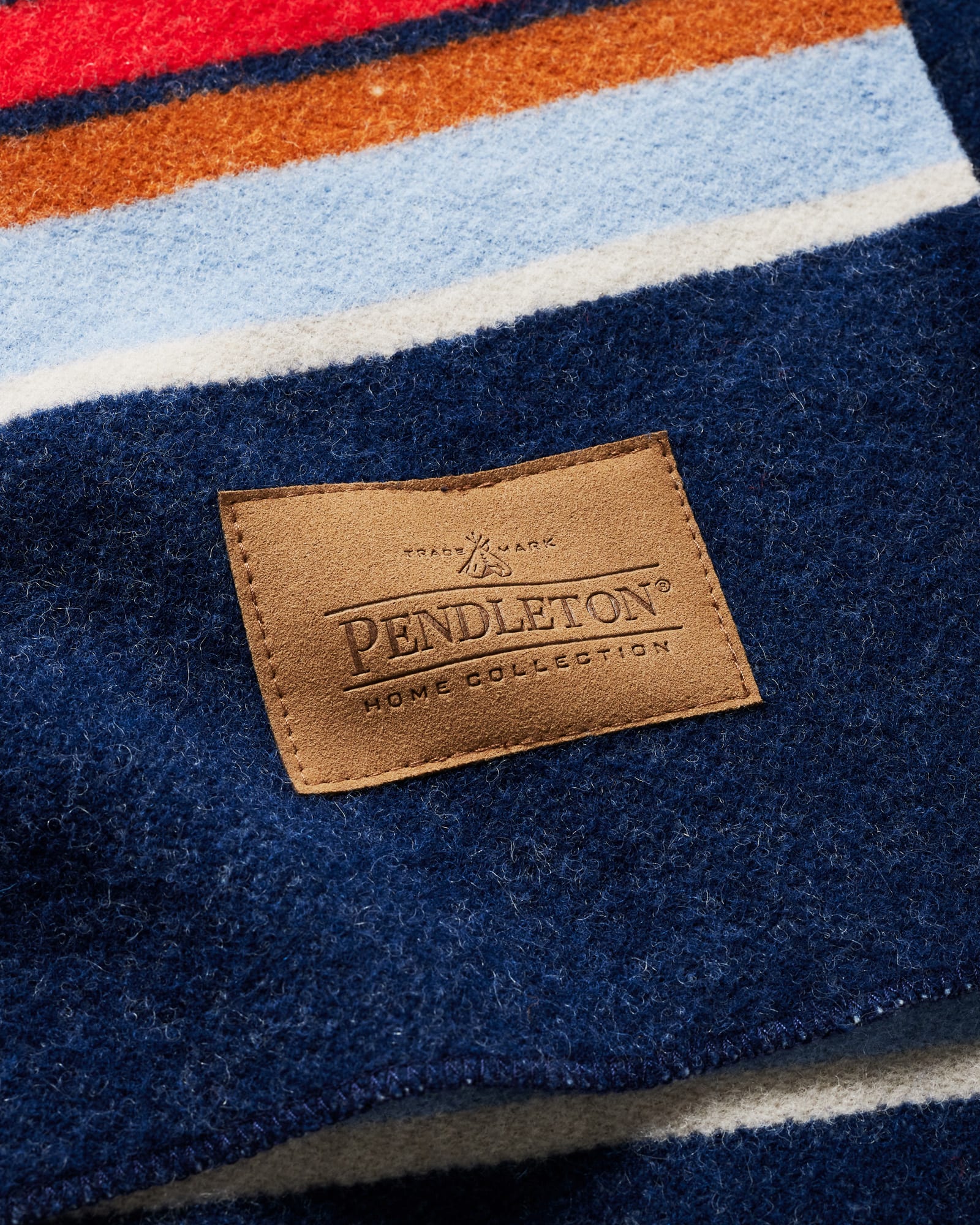 Bridger Stripe Throw Navy