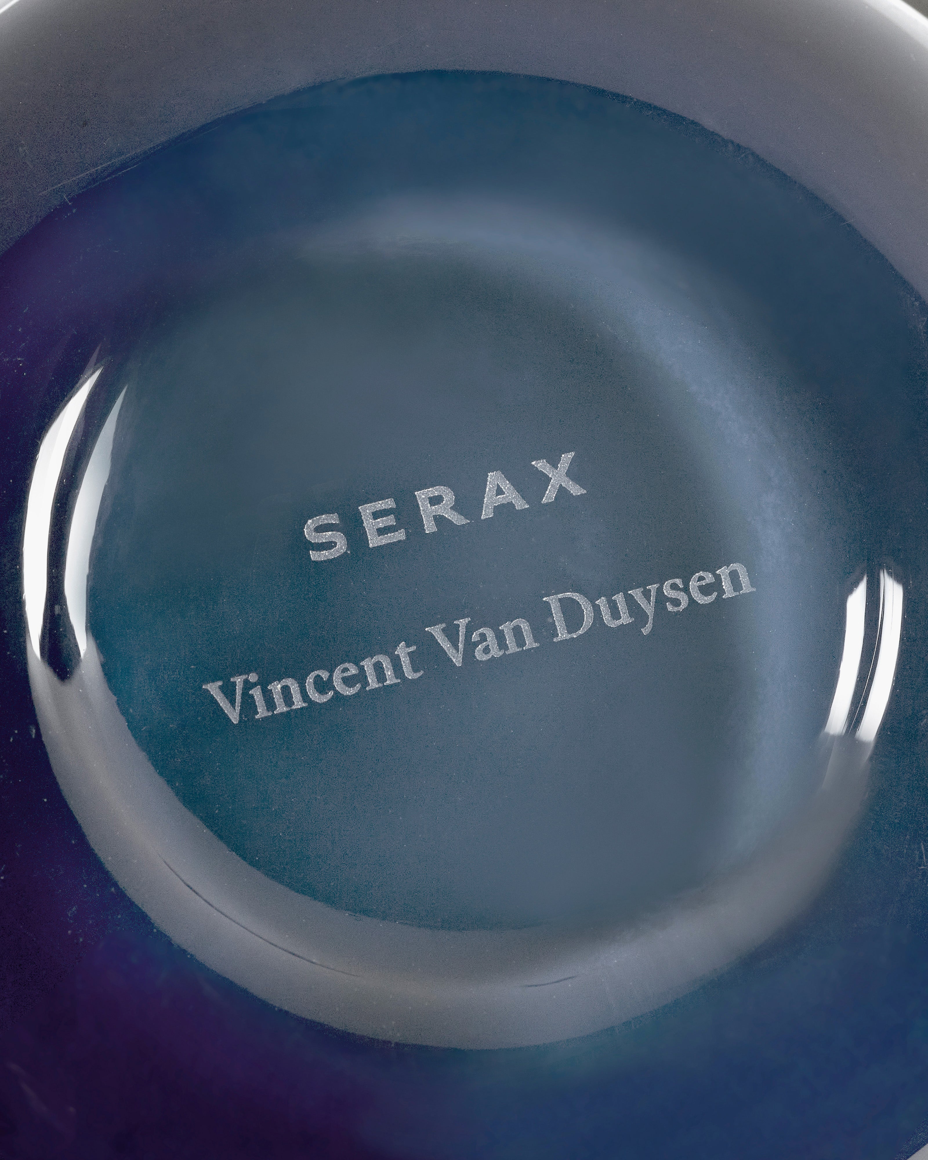 Serax Vincent van Duysen candle dark blue panarea