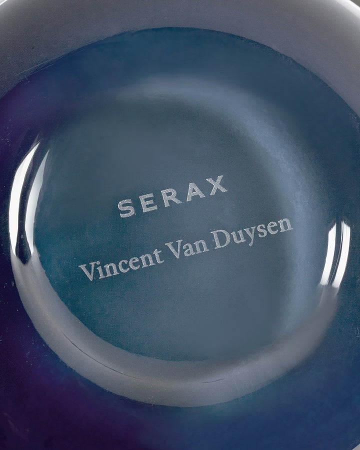 Serax Vincent van Duysen candle dark blue panarea
