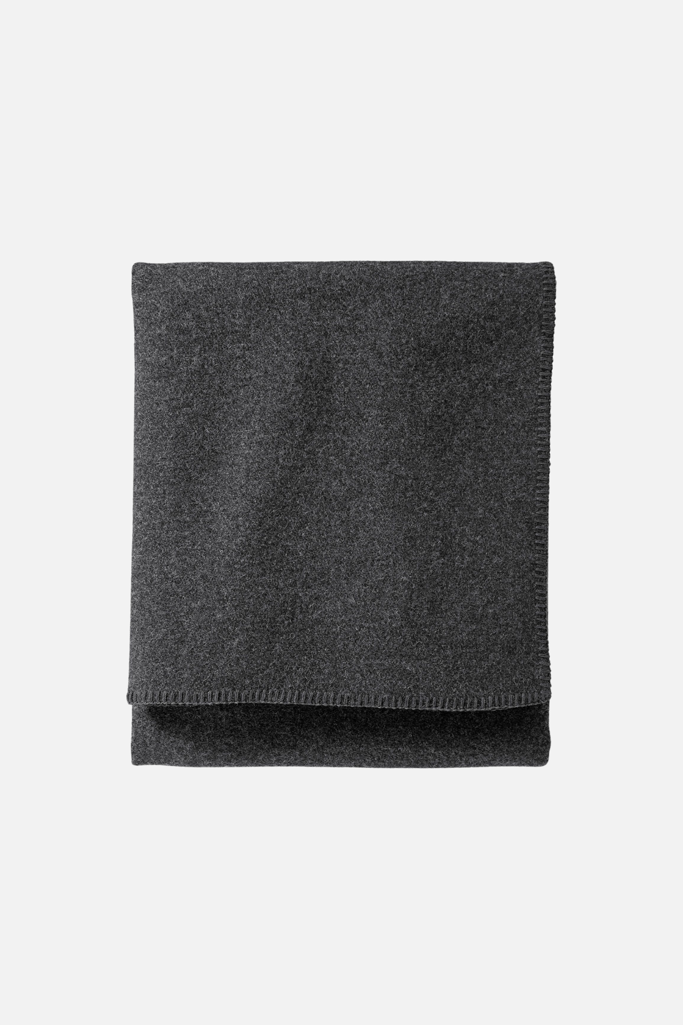 Eco-Wise Wool Solid Blanket Charcoal