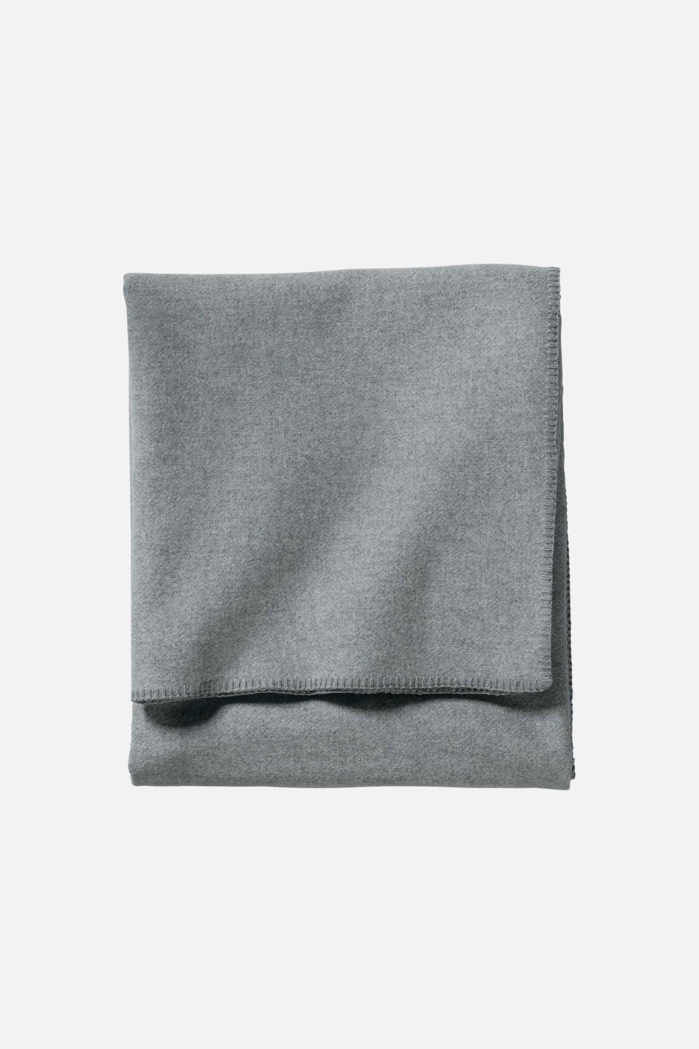 Eco-Wise Wool Solid Blanket Grey