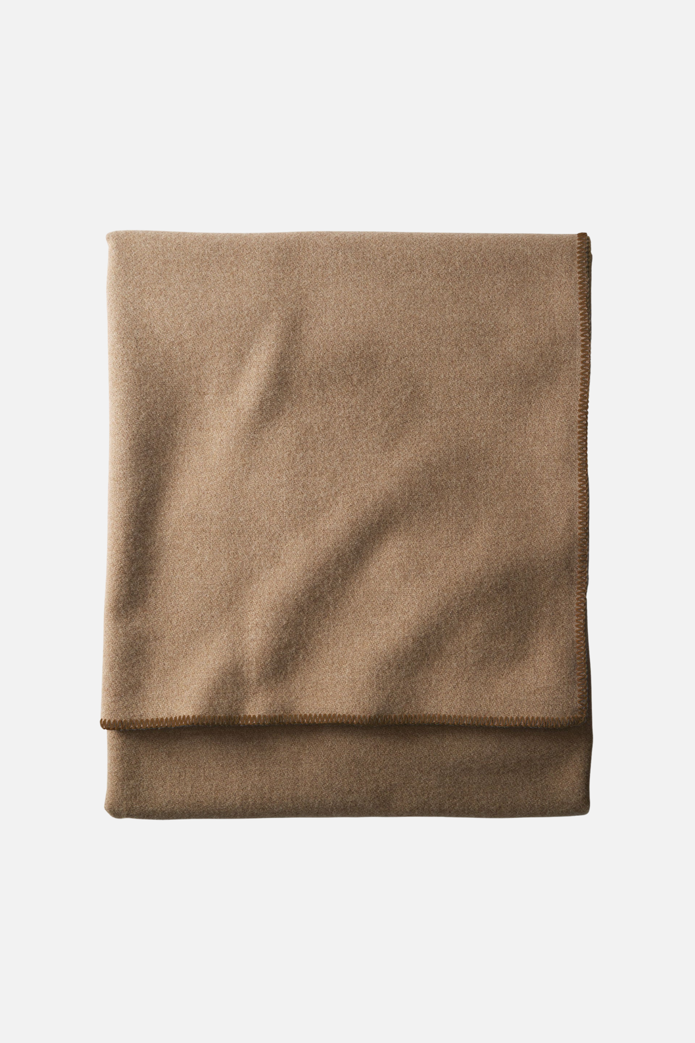 Folden Pendleton Eco-Wise blanket in Camel Heather
