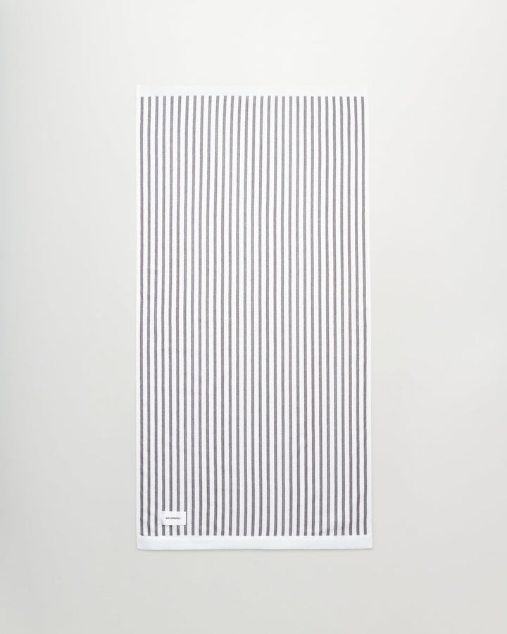 Wall St Towel Series Stripe Grey Towel Series Magniberg