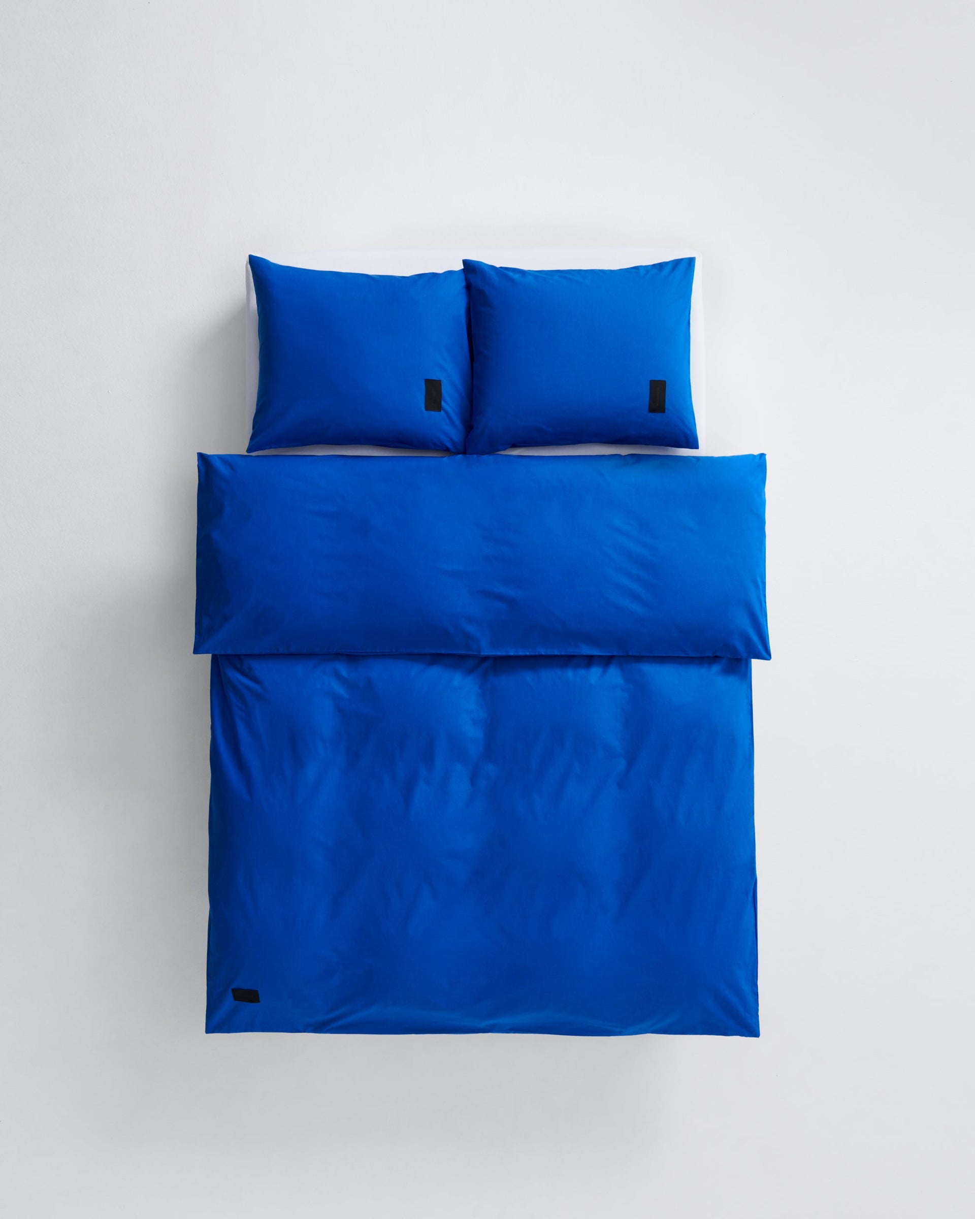 Pure Poplin Cotton Italian Blue Duvet Cover Magniberg