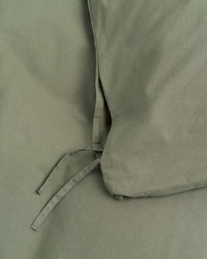 Percale Bedding Collection Olive Green Tekla