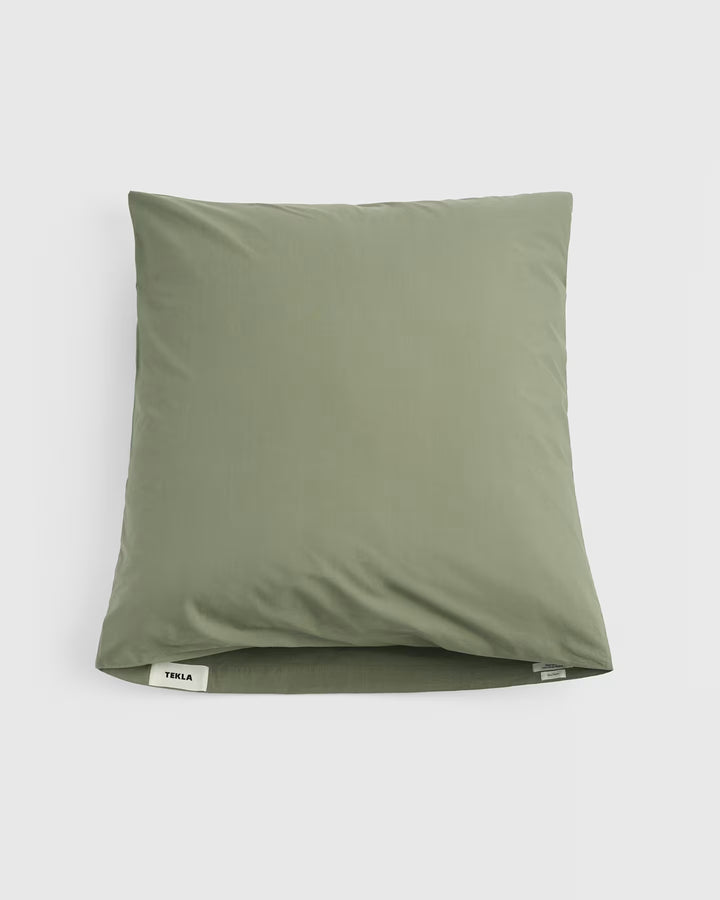 Percale Bedding Collection Olive Green Tekla
