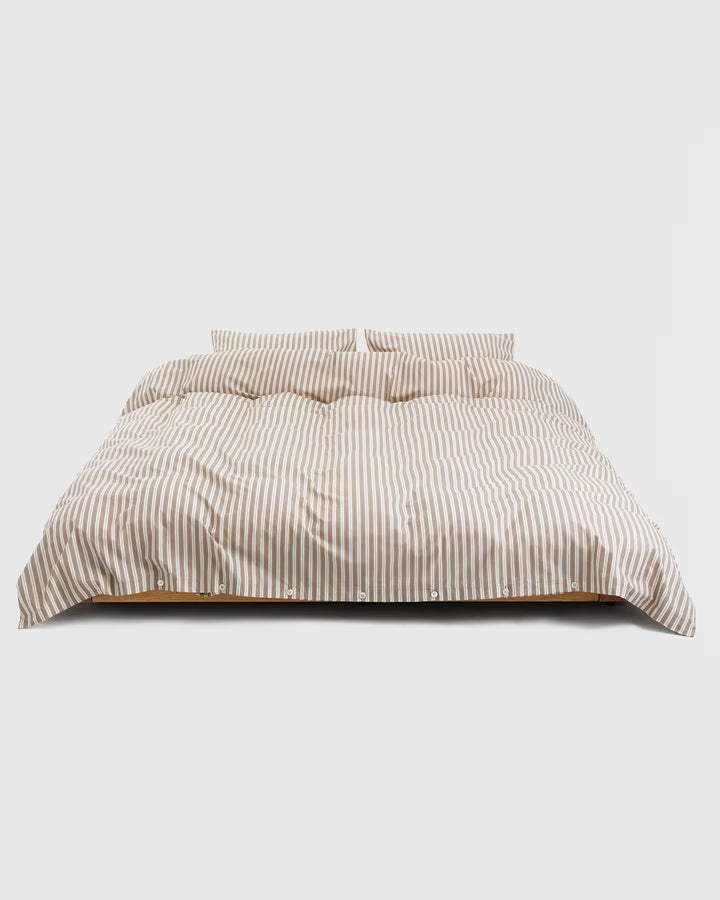 Percale Bedding Collection Clay Stripes Tekla