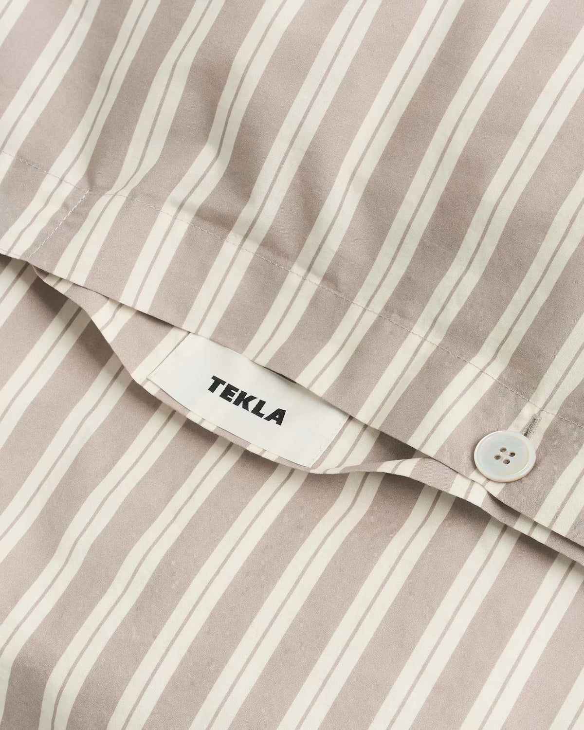 Percale Bedding Collection Clay Stripes Tekla