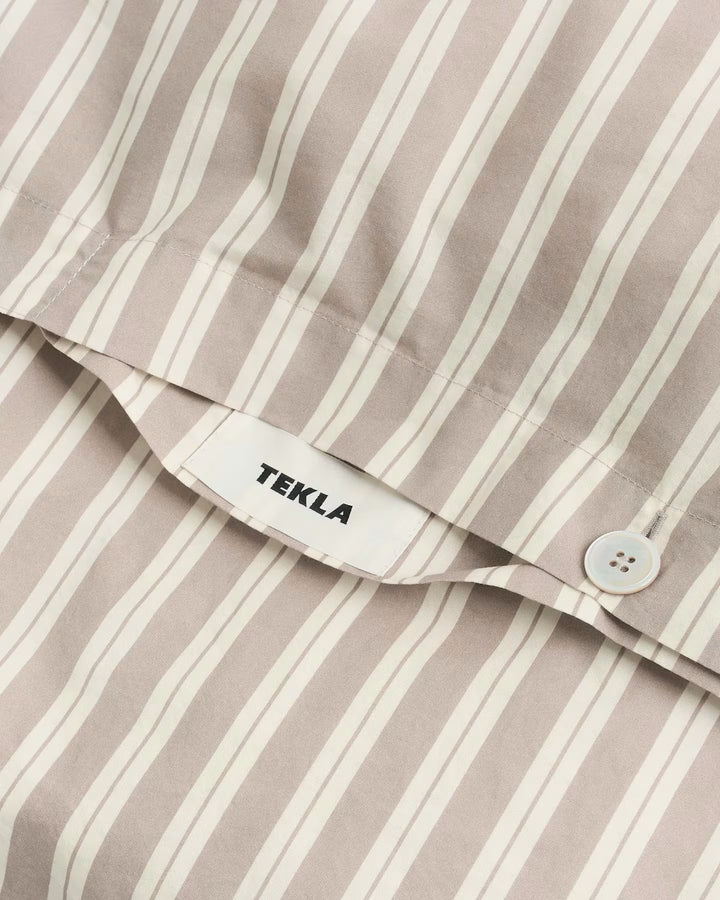 Percale Bedding Collection Clay Stripes Tekla