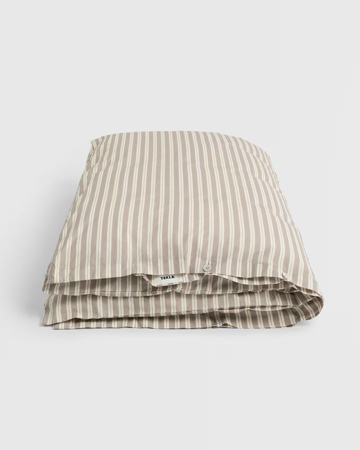 Percale Bedding Collection Clay Stripes Tekla