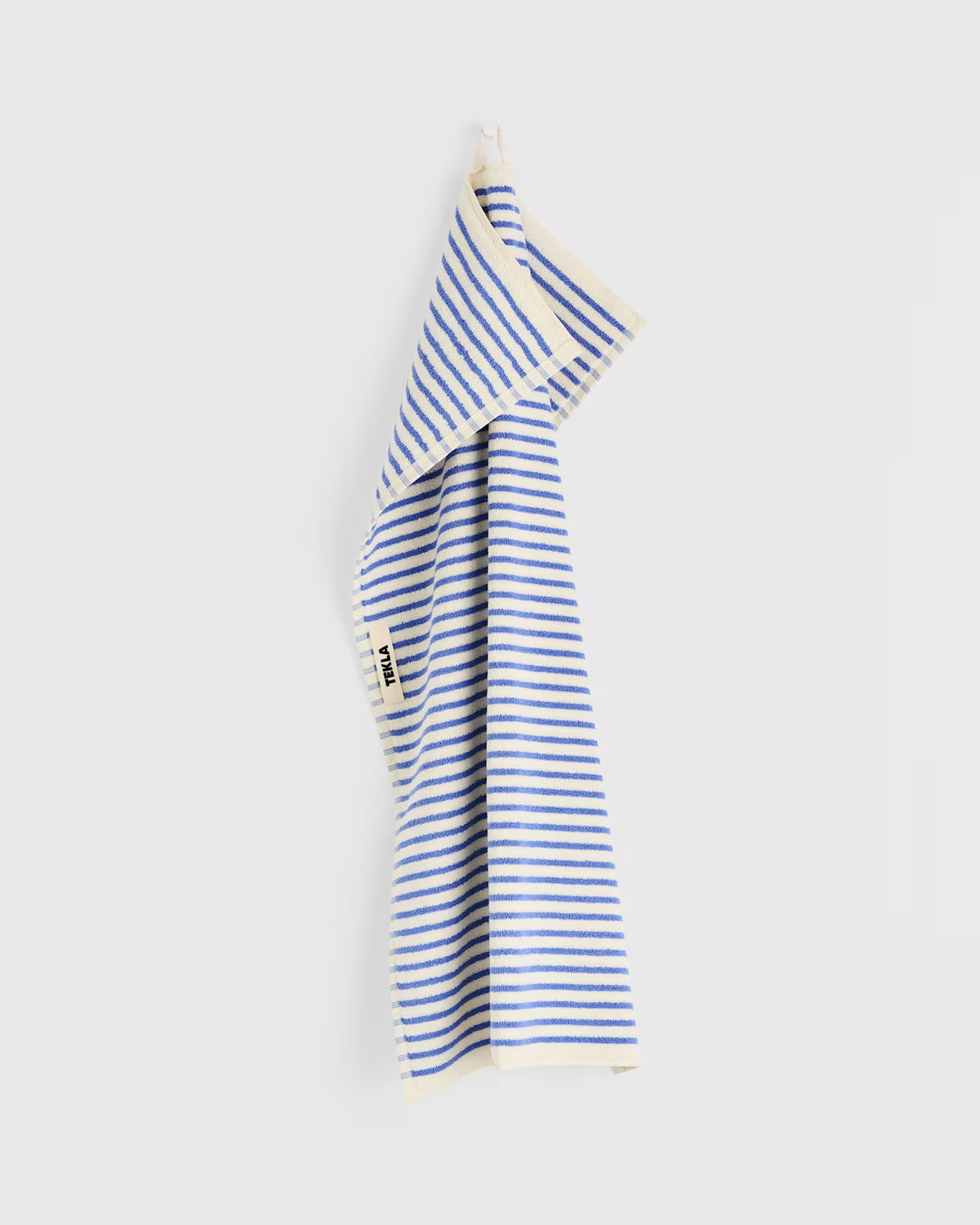 Striped Towel Collection Clear Blue Stripes Tekla