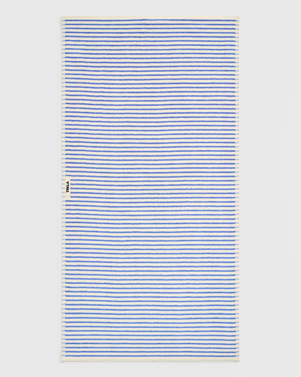 Striped Towel Collection Clear Blue Stripes Tekla