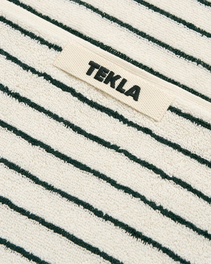 Striped Towel Collection Racing Green Tekla