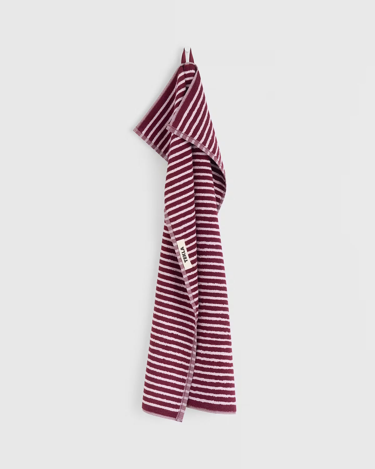 Striped Towel Collection Rose & Red Tekla
