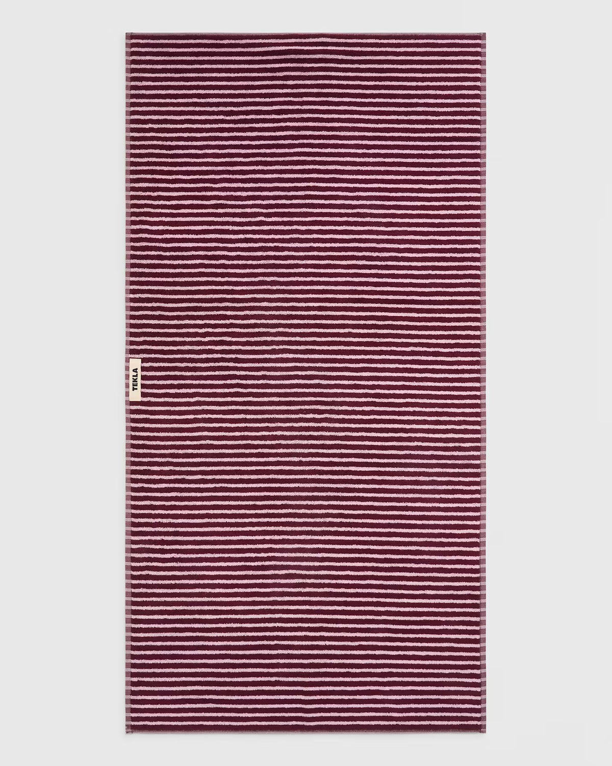 Striped Towel Collection Rose & Red Tekla