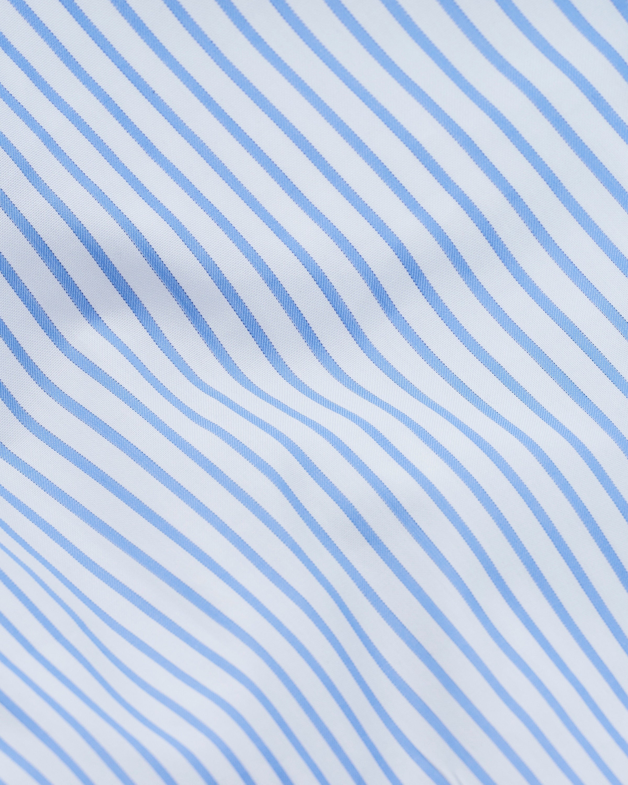 Wall Street Oxford Stripe White Duvet Cover Magniberg