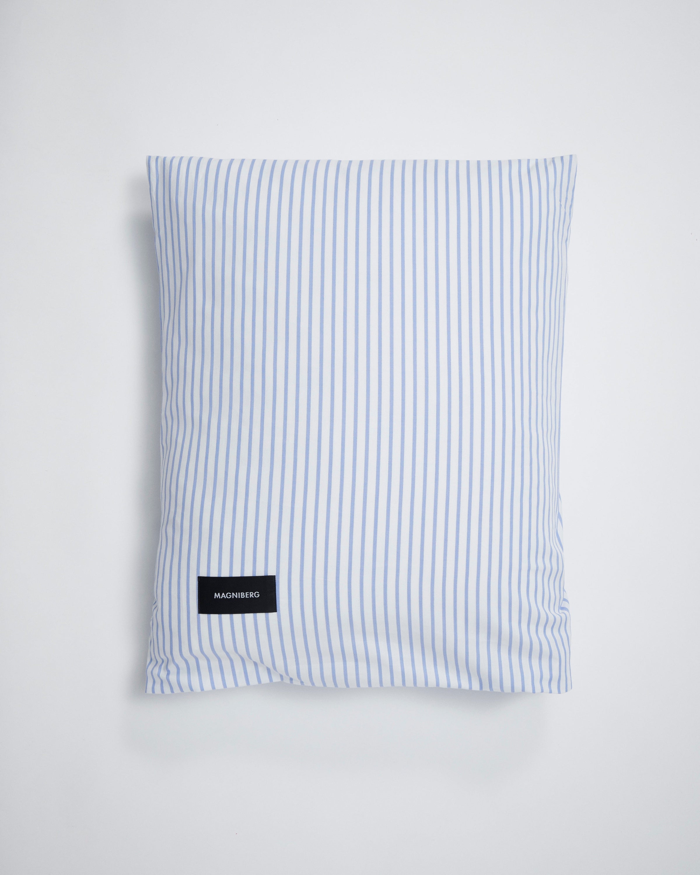 Wall Street Oxford Stripe White Duvet Cover Magniberg