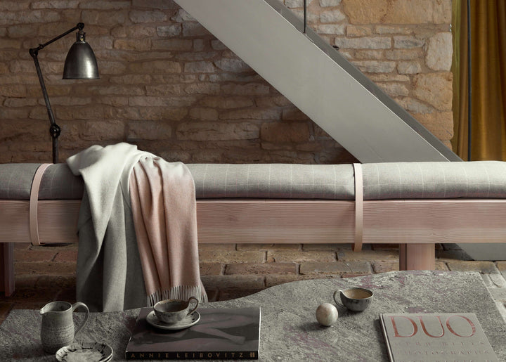 Johnstons of Elgin Ombre Cashmere Throw Blonde and Grey